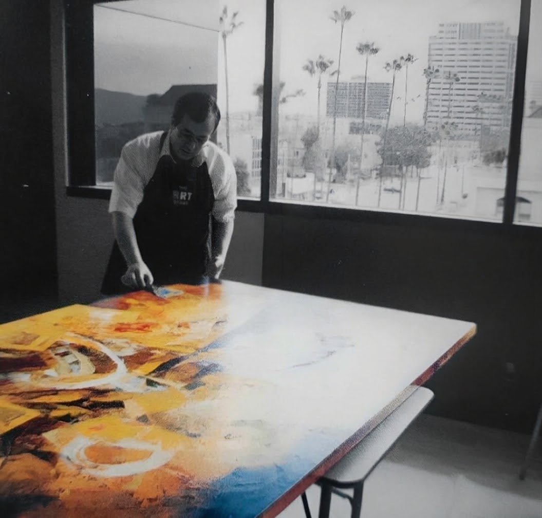 Patricio Bermeo at work